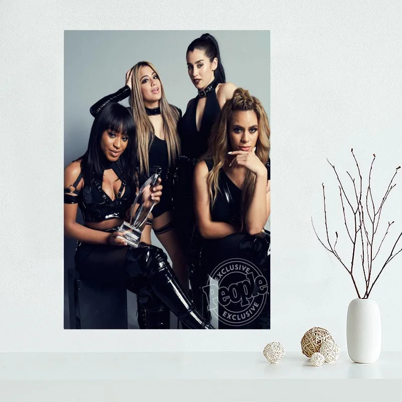 

Fashion Classical Custom Fifth Harmony Canvas Painting Poster Cloth Silk Fabric Wall Art Poster for Home Decor