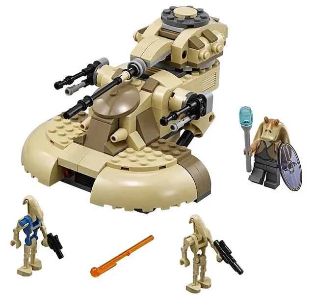 

drop shipping 251pcs STAR WARS AAT tanks Building Blocks Vulture robot kids Educational Bricks Toys Compatible with Legeod