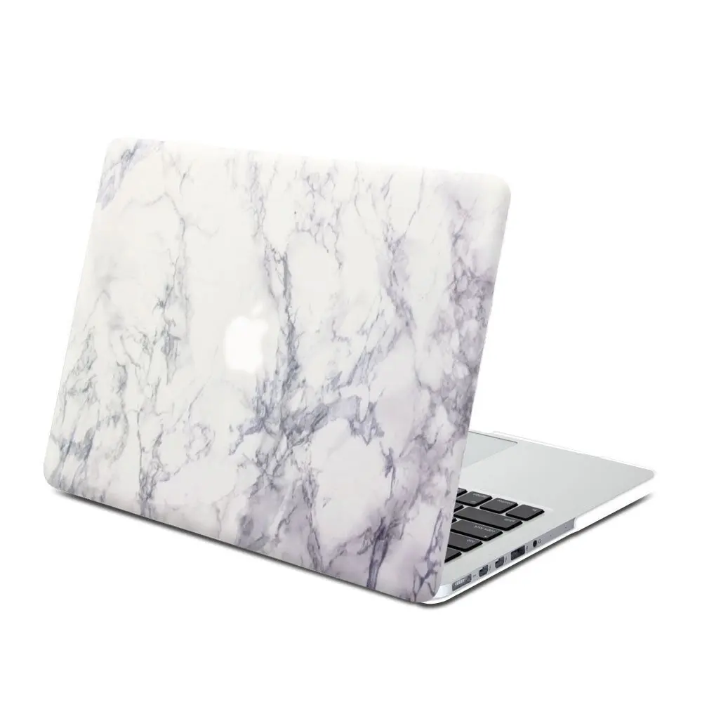 Твердый чехол с мраморным принтом и накладка на клавиатуру для Apple Macbook Air Pro Retina