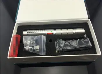 

Hot 50000m 532nm Green Starry Laser Pointer Powerful flashlight torch 532nm Beam Light Lazer focus burn matches +5 caps+charger