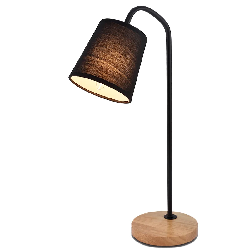 Aliexpress Traditional Artistic White Black Fabric Traditional Artistic White Black Fabric Lampshade Table Lamp Light Reading Study Bedroom Living Room Lighting