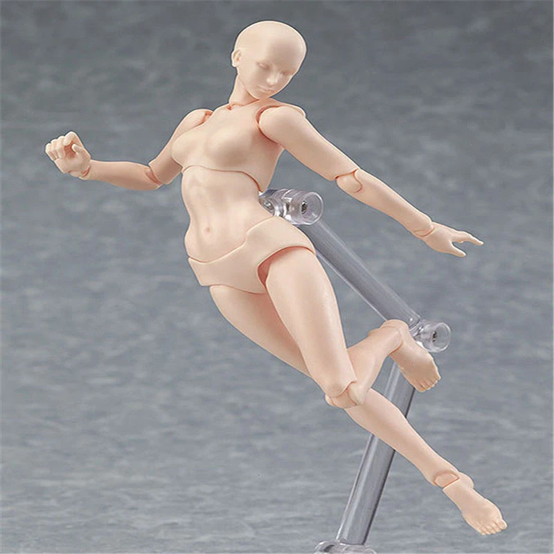 13 см фигурка игрушки для мужчин и женщин подвижное тело Тян шарнирная модель игрушки художника картина модель СВЧ манекен bjd арт Эскиз Рисование