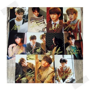 

signed WANNA ONE autographed group photo 1-1=0 Nothing without you 6 inches 11 photos set K-POP collection 112017Z