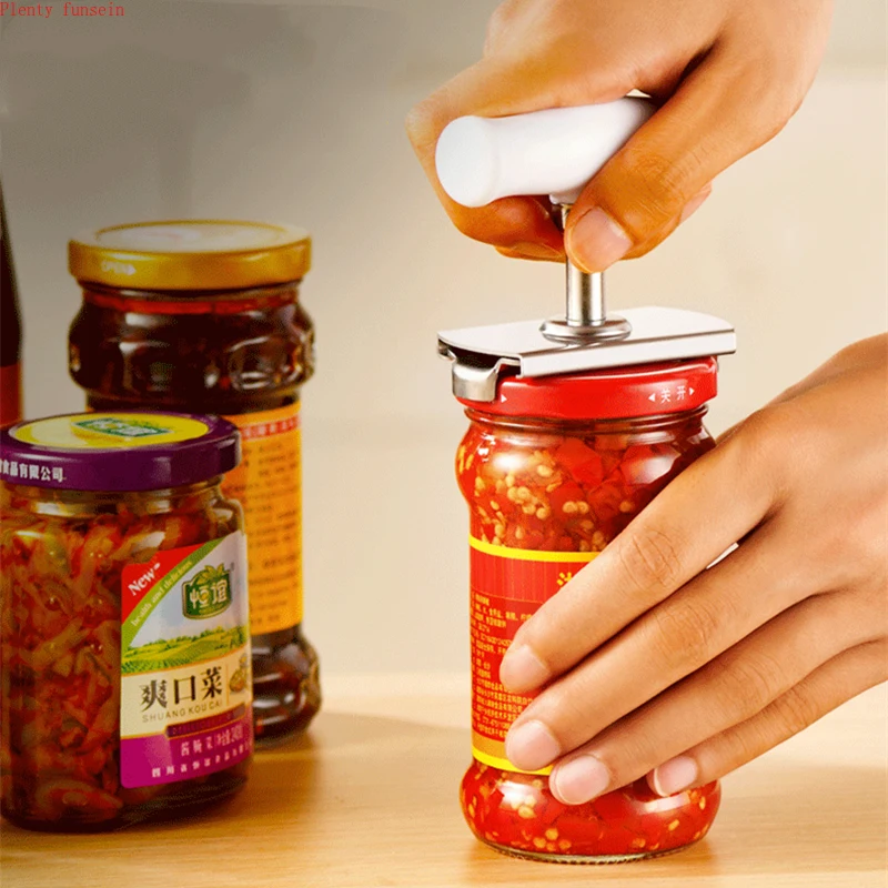 

Adjustable Manual Can Open Stainless Steel Jar Bottles Easy labor-saving bottle opener kitchen tools