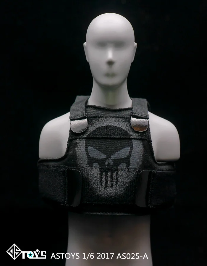 ASTOYS AS025 A/B 1/6 The Punisher жилет с черепами Props для 12 дюймовых коллекционных экшн фигурок
