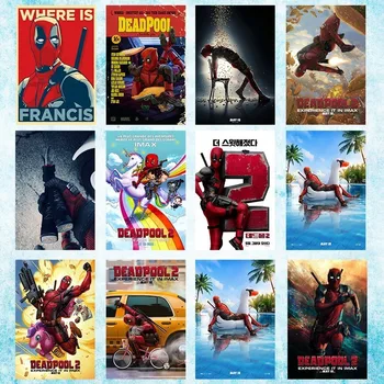 

2018 Deadpool 2 Hot Movie Art Silk Canvas Poster 13x20 24x36 inch-002