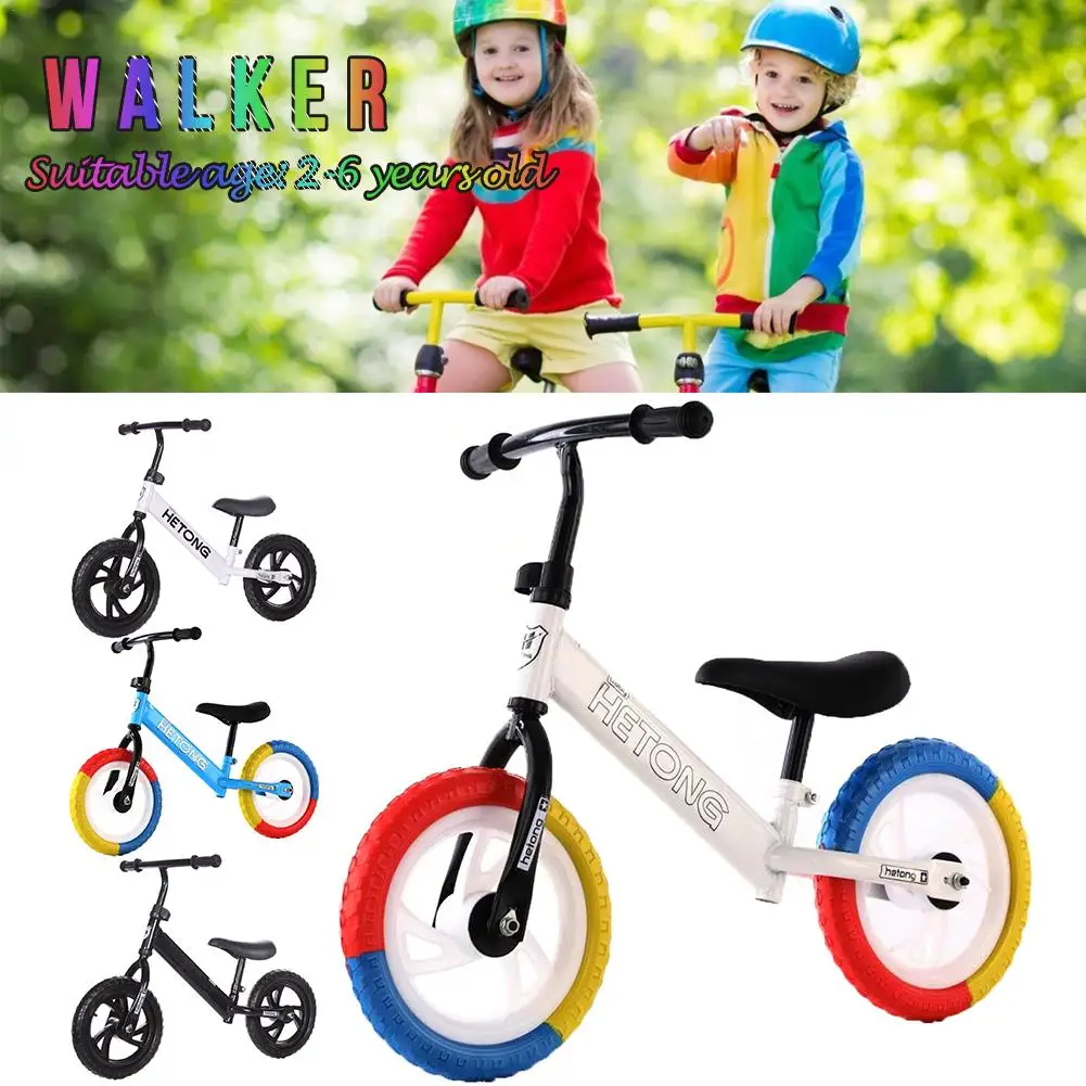 

Children Balance Bike No Pedal Kid Ultralight Cycling Practice Driving Bike Two Wheels Walker Scooter Riding Toy For 2-6 Years