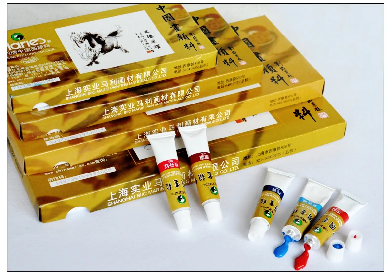 36 Cor Pintura Chinesa Set Iniciante Pintura Conjunto Pigmento