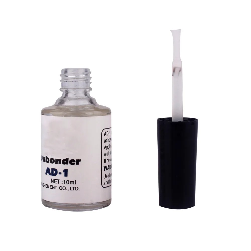 

High Quality 10ml False Eyelash Adhesive Glue Remover Liquid Debonder Transparent Effective Eyelash Extension Removal False Nail
