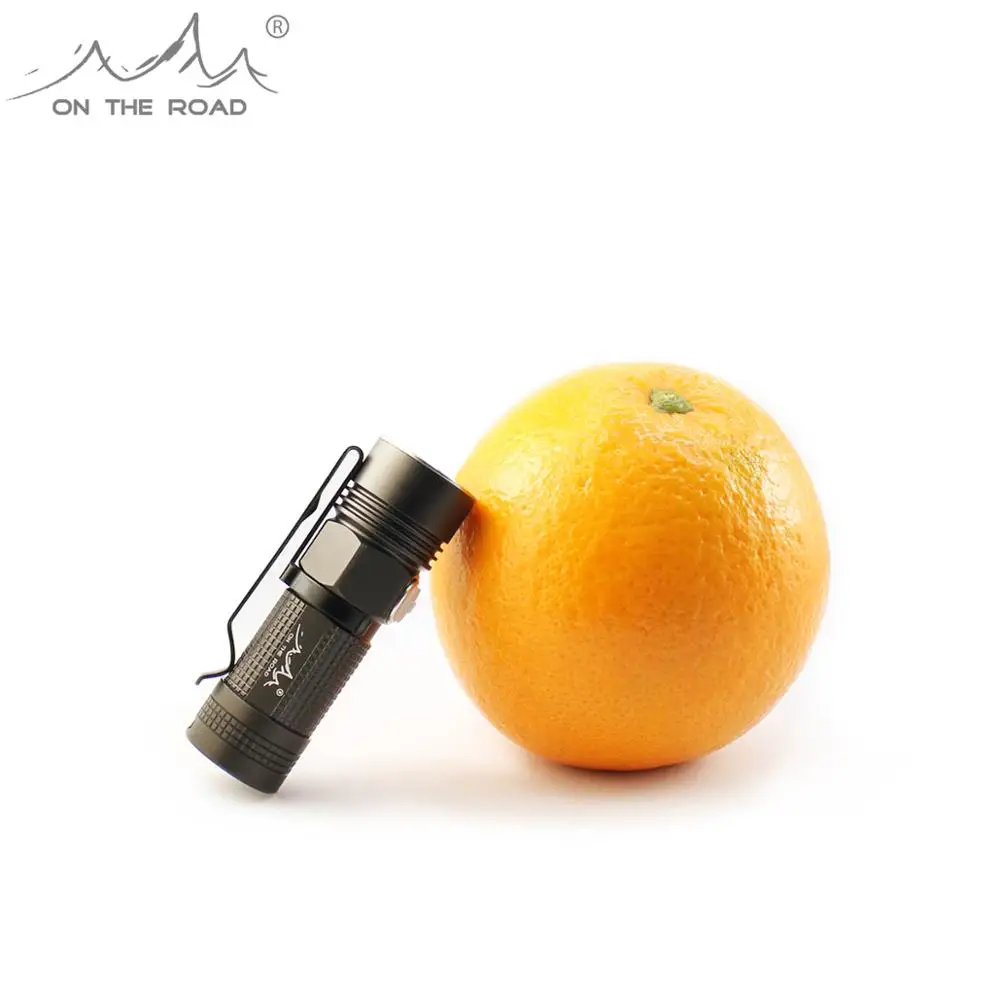 

ON THE ROAD M3 Mini flashlight rechargeable LED Compact flashlight for outdoor hiking Professional waterproof EDC torch small