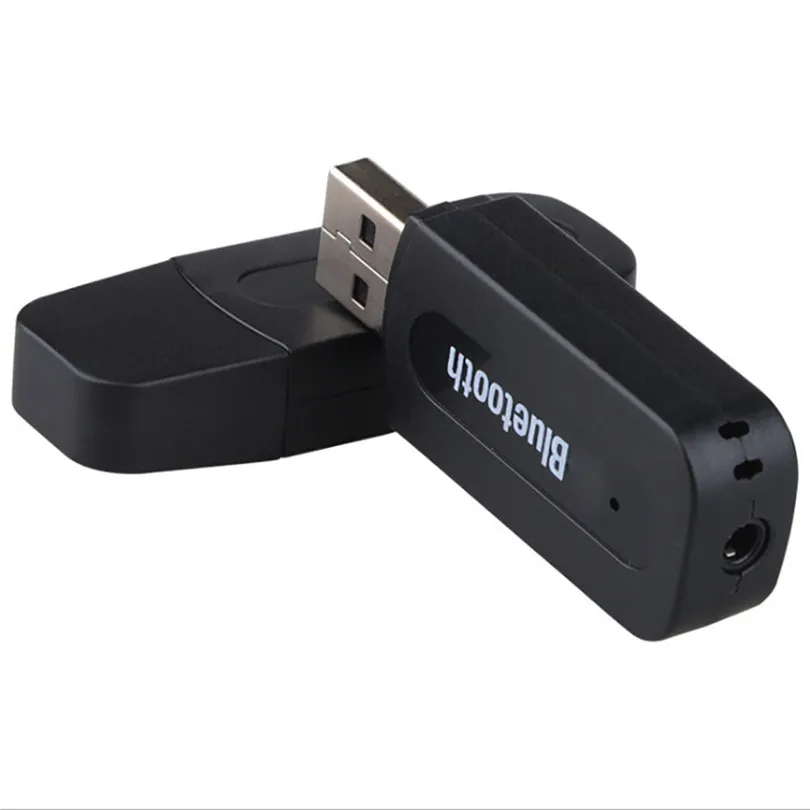 Wireless Bluetooth 3.5mm AUX Audio Stereo Music Home Car Receiver Adapter USB Bluetooth Receiver With 3.5mm Audio Cable 30NT08 (1)