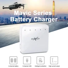 Бренд Mavic 2 6 в 1 зарядки центром US/ЕС Plug Multi Интеллектуальные 4 Батарея Порты и разъёмы и 2 USB порты и разъёмы Зарядное устройство параллельно для DJI Мавик 2