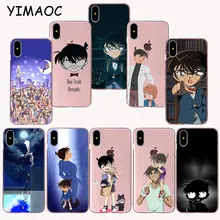 

YIMAOC 47z Anime Detective Conan Soft TPU Silicone Case for iPhone X r s Xr Xs Max 8 7 6S 6 Plus 5 5s SE