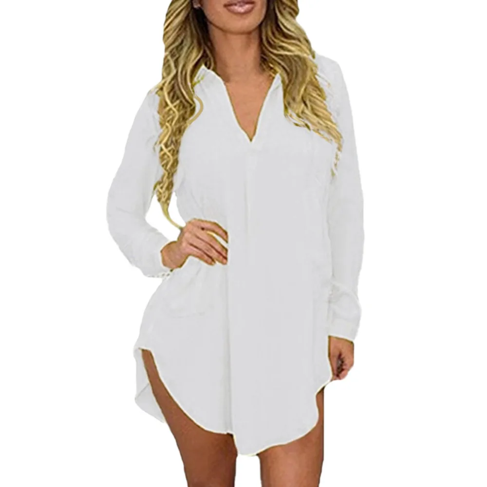 

2019 Plus Size Women 6XL Sheer Chiffon Blouse Long Sleeve Autumn Brand Shirt Casual Loose Oversized Top Chemise Femme Clothing