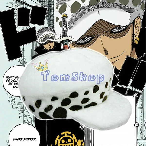 Японское аниме одна деталь шапка костюм для косплея Трафальгар Ло 2 года спустя белые шапки теплые и милые