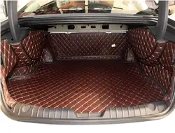 Полный задний багажник ЛОТОК лайнер грузовой коврики пол протектор ног pad S для 16 17 Jaguar XF 2016 2017 2018 (6 цветов)