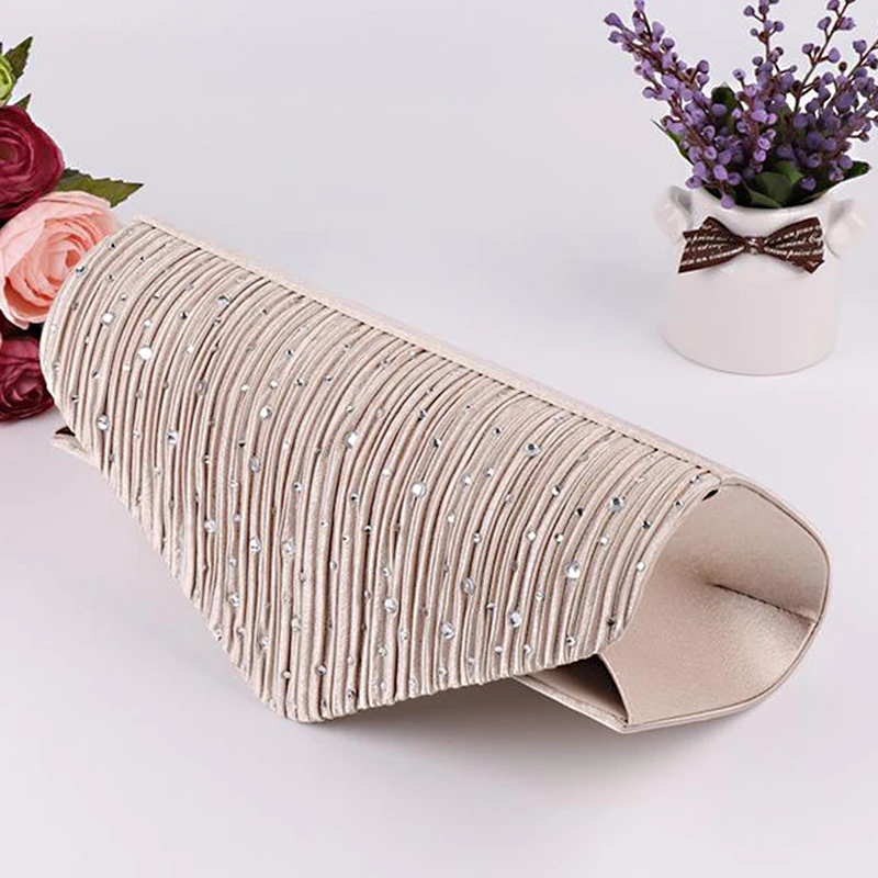 Shiny Fashion Female Clutch Bags With Chain Women Evening Bag Luxury Glitter Banquet Party Ladies Handbags