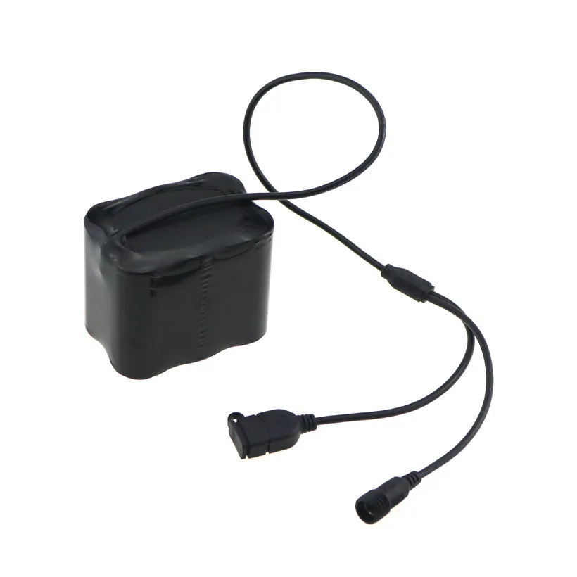 6x26650 battery pack  USB +DC with screw thread  (6)