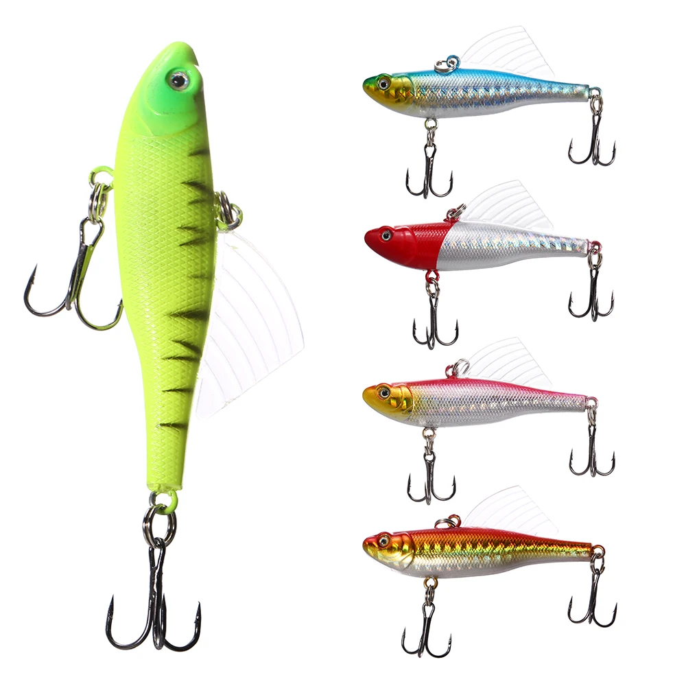  VIB Fishing Lures Pesca 6.5cm / 17.2g VIB Hard Fishing Lure Artificial Swim Bait with Treble Hook 3