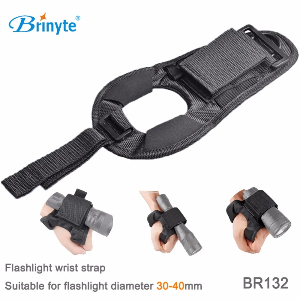 

Brinyte Underwater Diving Flashlight Wrist Strap Dive Torch Nylon Cover LED Torch Flashlight Holder Glove