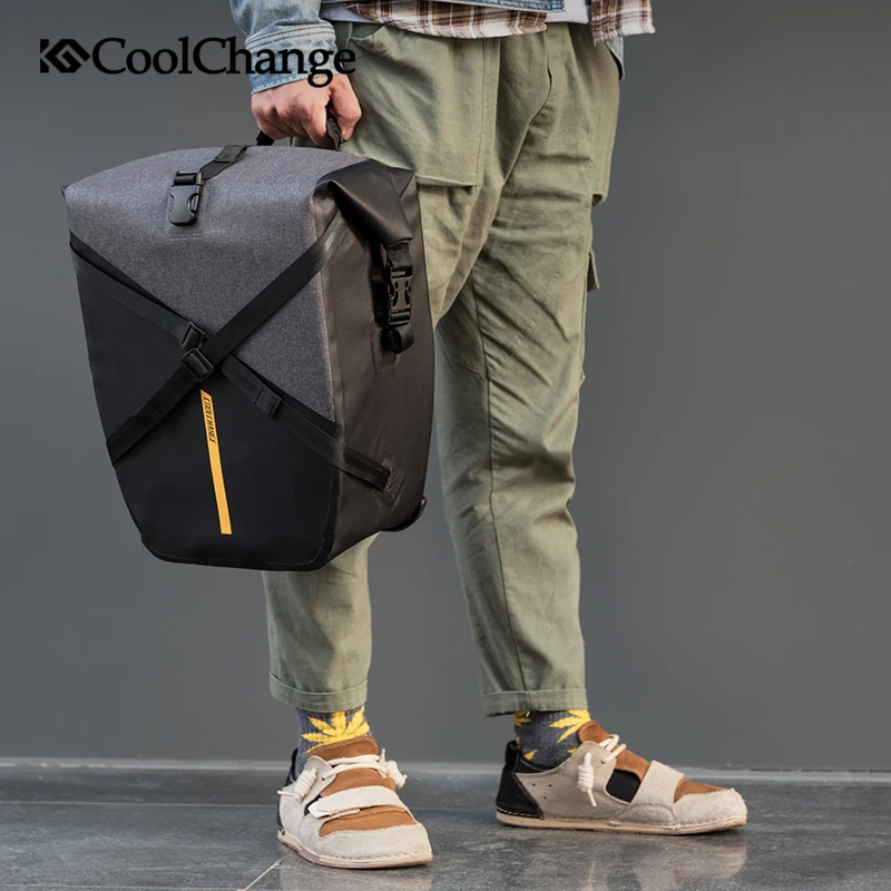Сумка велосипедная CoolChange водонепроницаемая вместительная нейлоновая|Сумки и