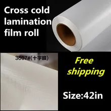 42in Крест Текстура пленки для ламинирования