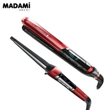 2pcs Set Remington Hair Straighteners S9600 Silk Ceramic Tourmaline 1 inch Flat Iron CI96W1 Hair Curling Wand Silk Hair Curler