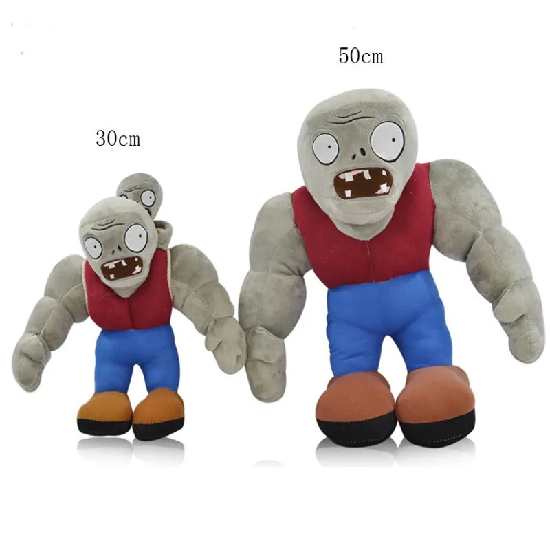 30cm/50cm Big Size Plant VS Zombie Plush Toy Doll