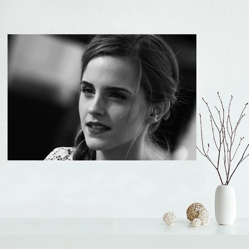 High Quality Custom Emma Watson canvas poster Home Decoration Wall Art ...