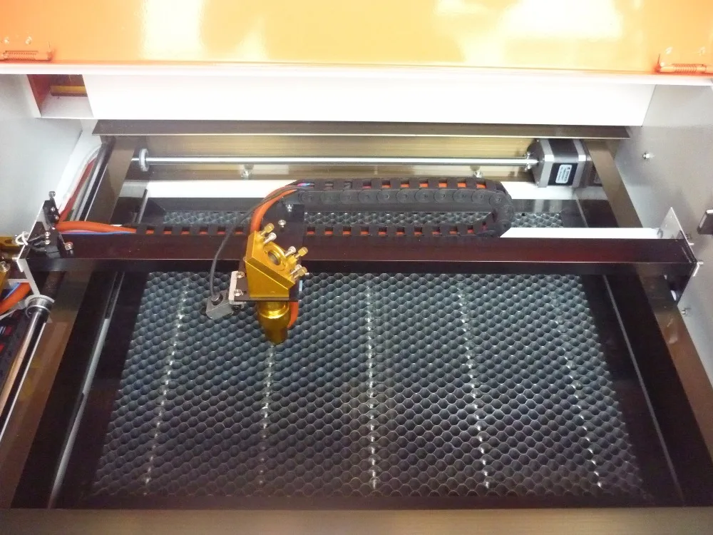 CO2 лазерный гравировальный станок 400*300 мм с 50 Вт трубкой и 50 Вт мощность лазерная гравировальная машина с USB поддержка соты