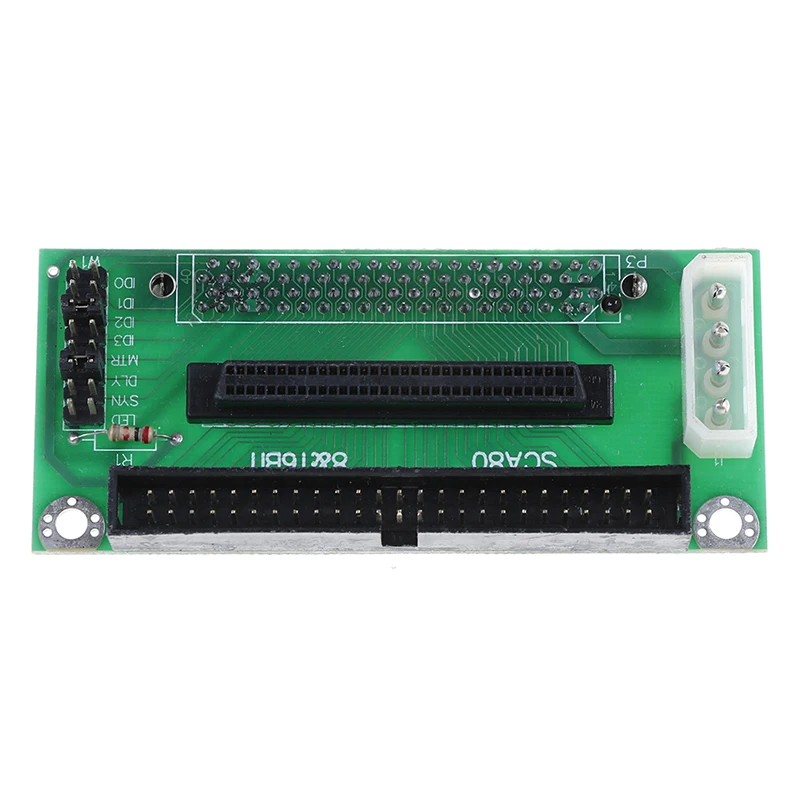 

SCSI SCA 80 PIN TO 68 50 PIN SCSI Adapter SCA 80 PIN TO SCSI 68 IDE 50 Male Converter Computer Hard Drive Adapter