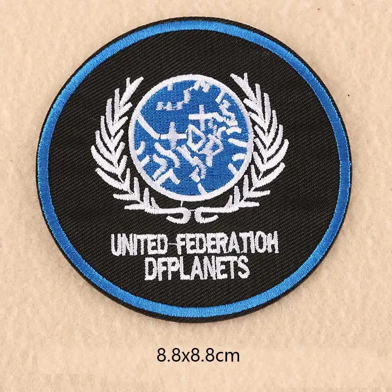 Aeronautics Space Astronaut Iron On Patches Clothing Embroidered Sew on Applique Logo Patch Stripe Badges For Clothes Bag