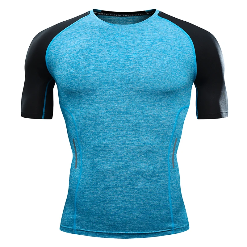 

men's sports shirt gym shirt fitness shirt dry fit running shirt gym men's sportswear gym men sport shirt compression shirt