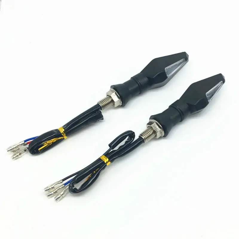 1 пара универсальный поворотник для мотоцикла 12 светодиодов В|light yellow|light ledlight led