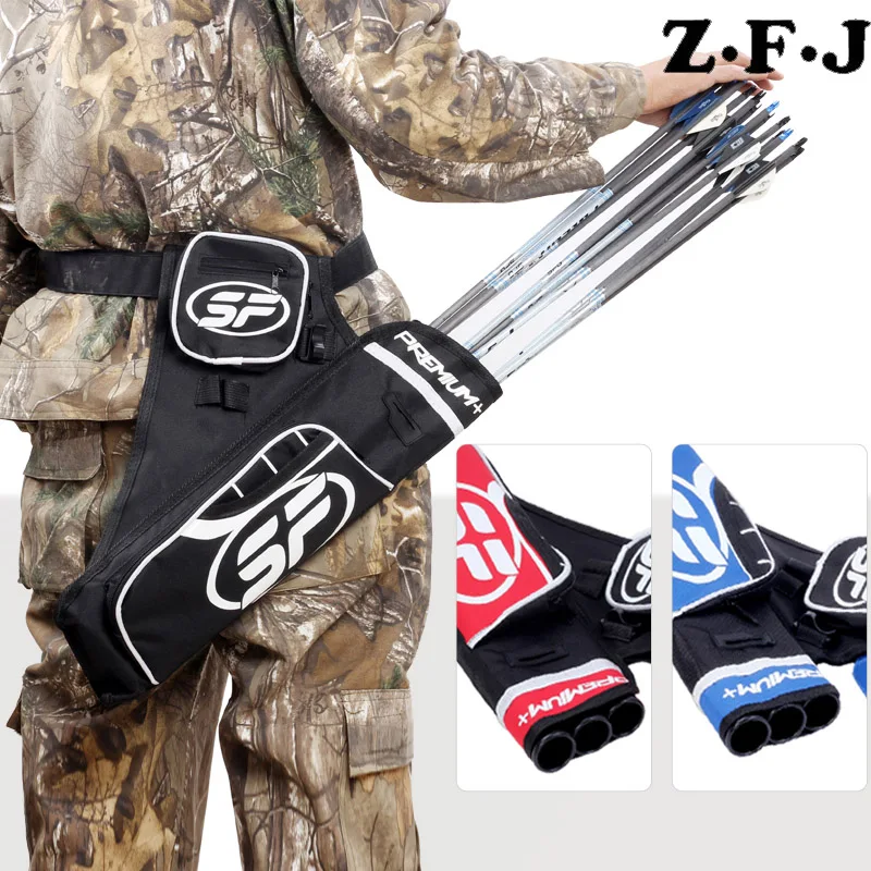 

Archery Arrow Quiver SF 3 Tubes Adjustable Belt Back Quiver Arrow Bag for Archery Quiver Compound Bow or Recurve Bow Hunting