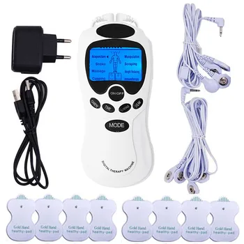 

massage Tens Acupuncture Body Muscle neck Massager back Electric Digital Therapy Machine Pads For Back Neck Foot Leg health Care