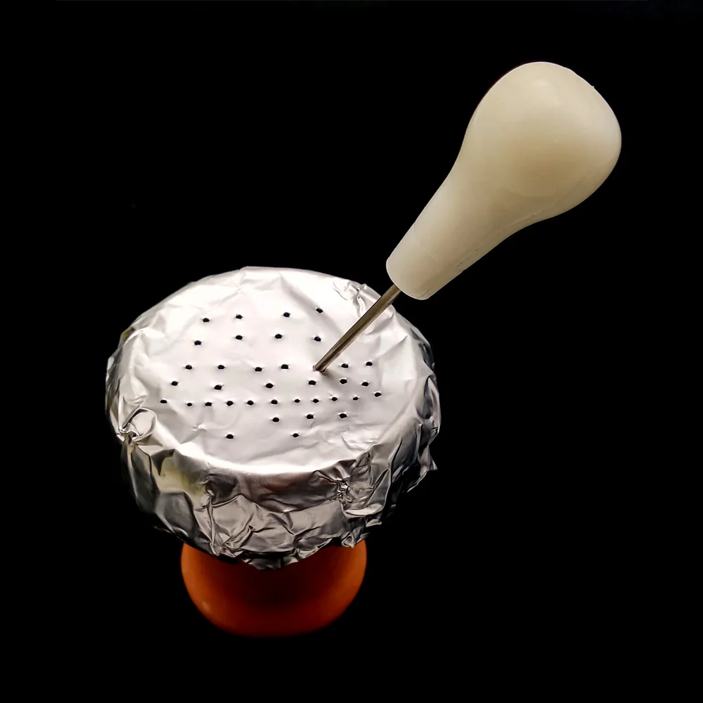Shisha Foil Piercing Tool Single Needle For Water Pipe Hookah Sheesha Chicha Narguile Aluminum foil Accessories LM-0939