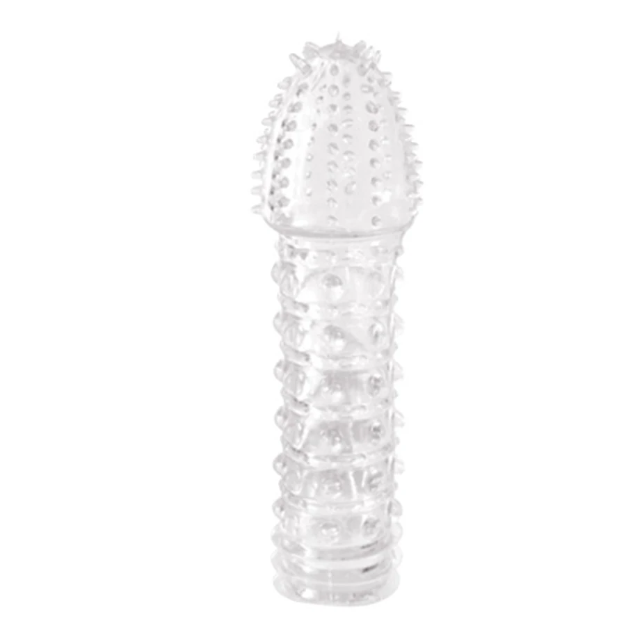 hc040Penis Extension Condom Enlargement Reusable Cock Sleeve (4)
