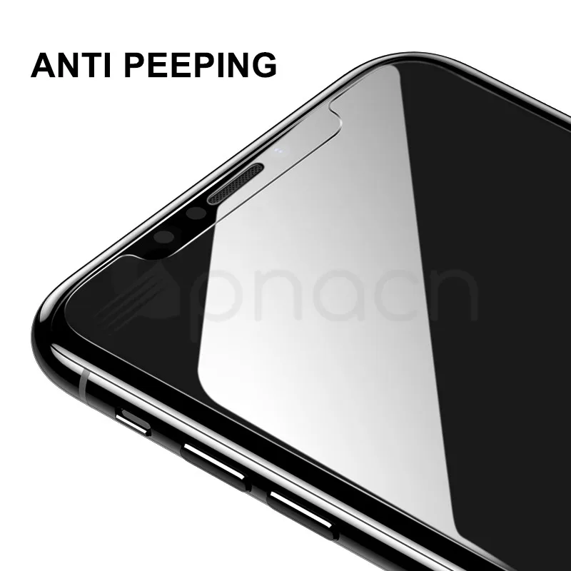  GPNACN Privatsphäre Schutz Gehärtetem Glas Für iPhone X XR XS MAX 5 5 s SE Screen Protector Für iPh