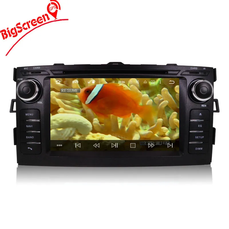 Flash Deal Newest Android8.0 7.1 Car DVD Player GPS Navigation For Toyota Auris 2006-2012 Headunit Multimedia Autoradio Monitor Recoder 4