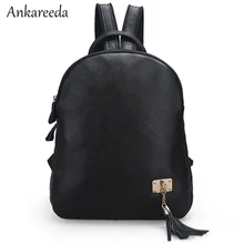 Марка Mochila женские сумки на плечо Натуральная кожа Винтаж путешествия рюкзак женская повседневная школьная сумка три слоя кисточкой Bookbags