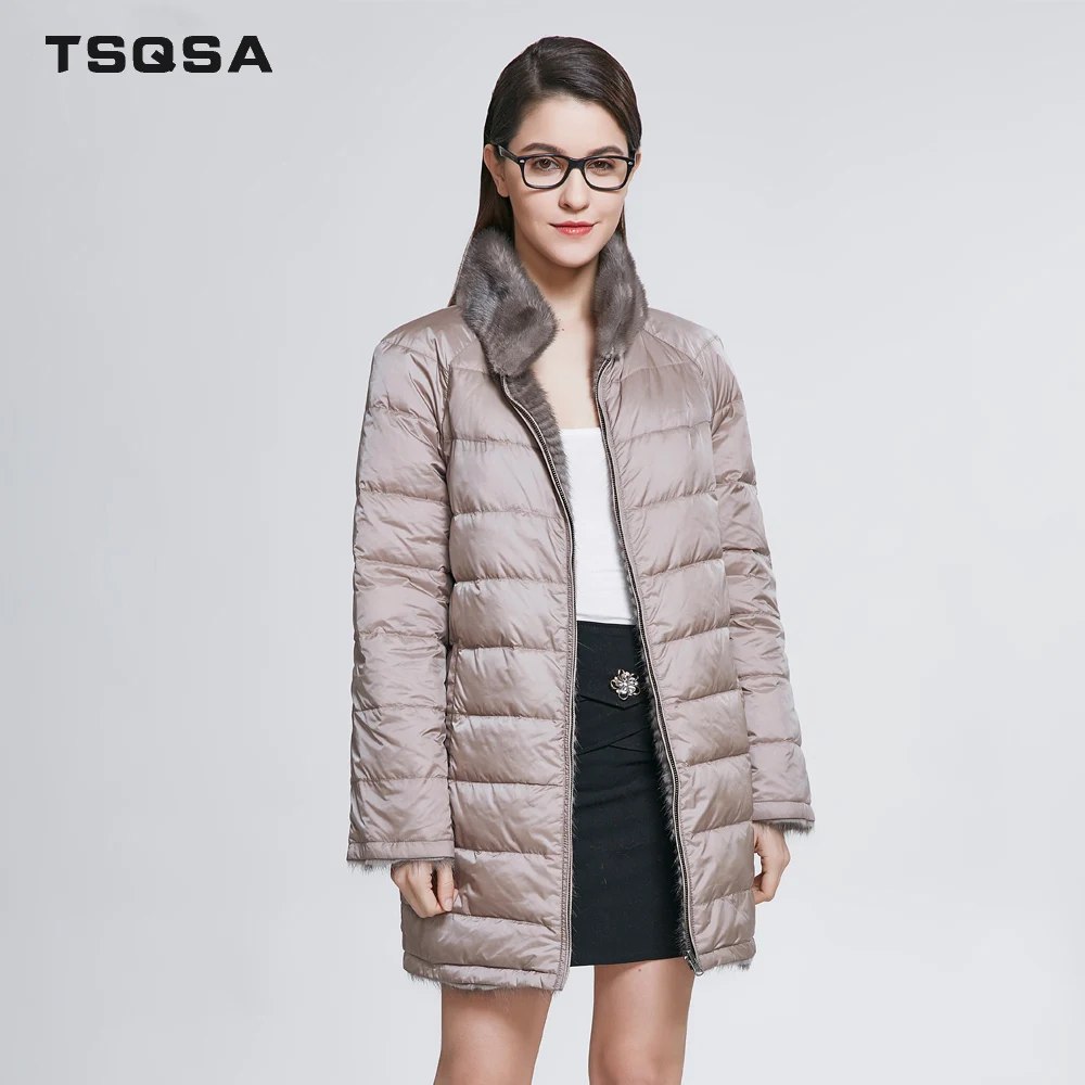 Reversible Visón Casual Abrigo Mujeres Invierno Tsqsa Dama Ropa ... Reversible Visón Casual Abrigo Mujeres Invierno Tsqsa Dama Ropa ...
