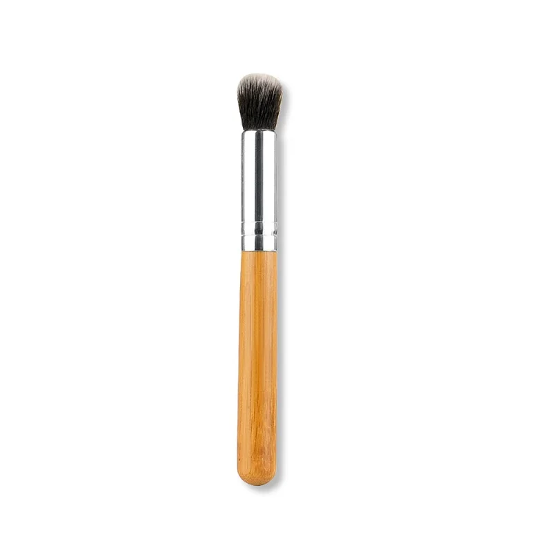 1 шт., Профессиональные кисти для макияжа, Бамбуковая ручка, пудра, консилер, Жидкая основа для макияжа, инструменты, короткие кисти для теней вокруг носа