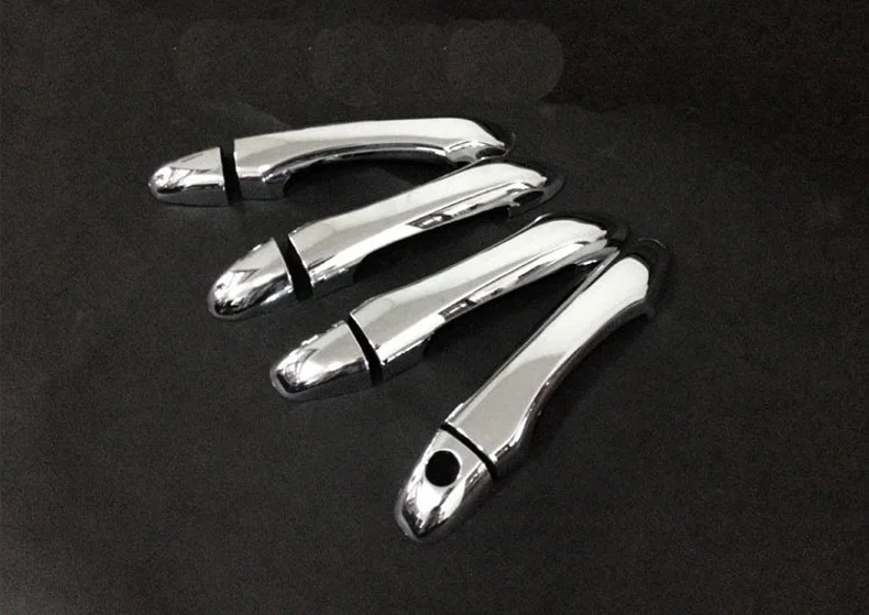 Высокое качество ABS хромированные дверные ручки Крышка двери Защитные ручки дверная ручка Чаша Крышка для 2013- JAC уточнить S5