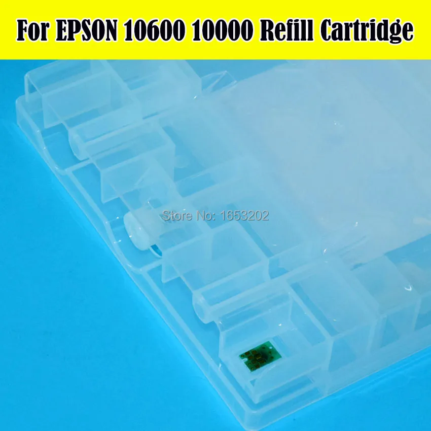 T499-t504 Заправка картриджей для Epson 10600 принтер с показывают уровень чернил сбрасываемый Чипы картриджа 850 мл/уп