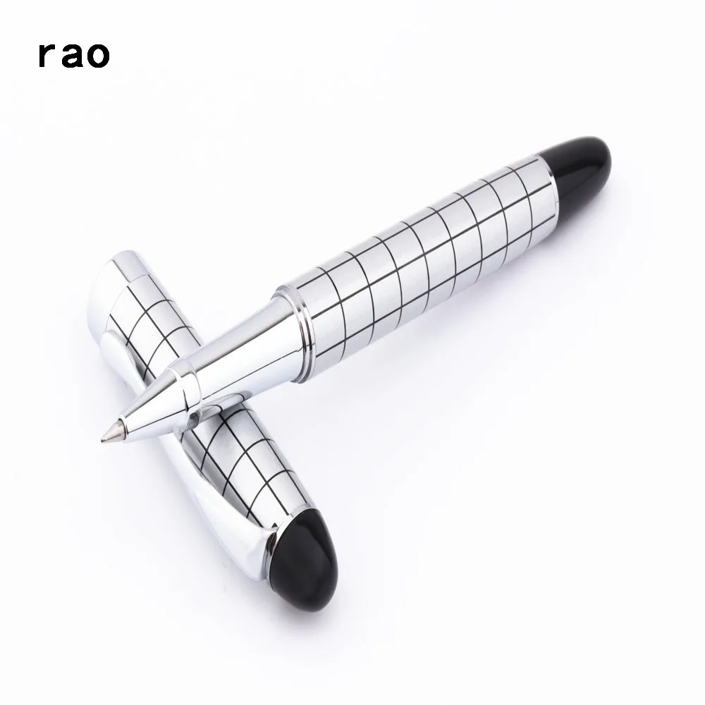 Ручка-роллер Baoer 79 White Line средний наконечник новинка офисная деловая школьная