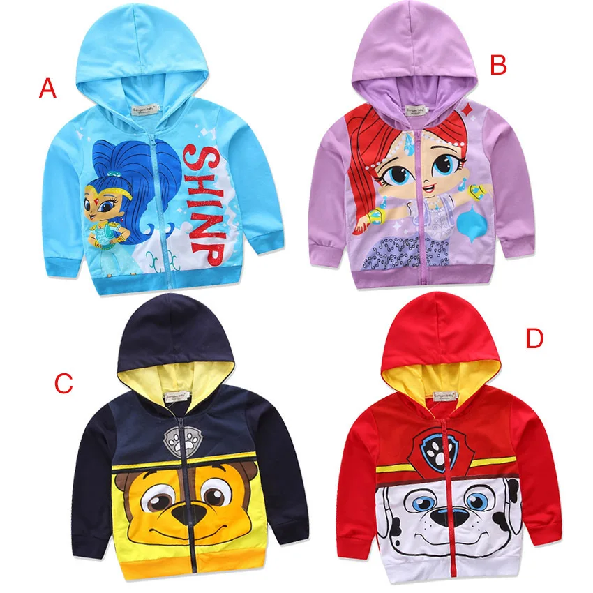 

VTOM Baby Jackets Kid Hooded Clothing Cartoon Pattern Coats For Boys And Girls Spring&Autumn Children Outerwear XYL01-2