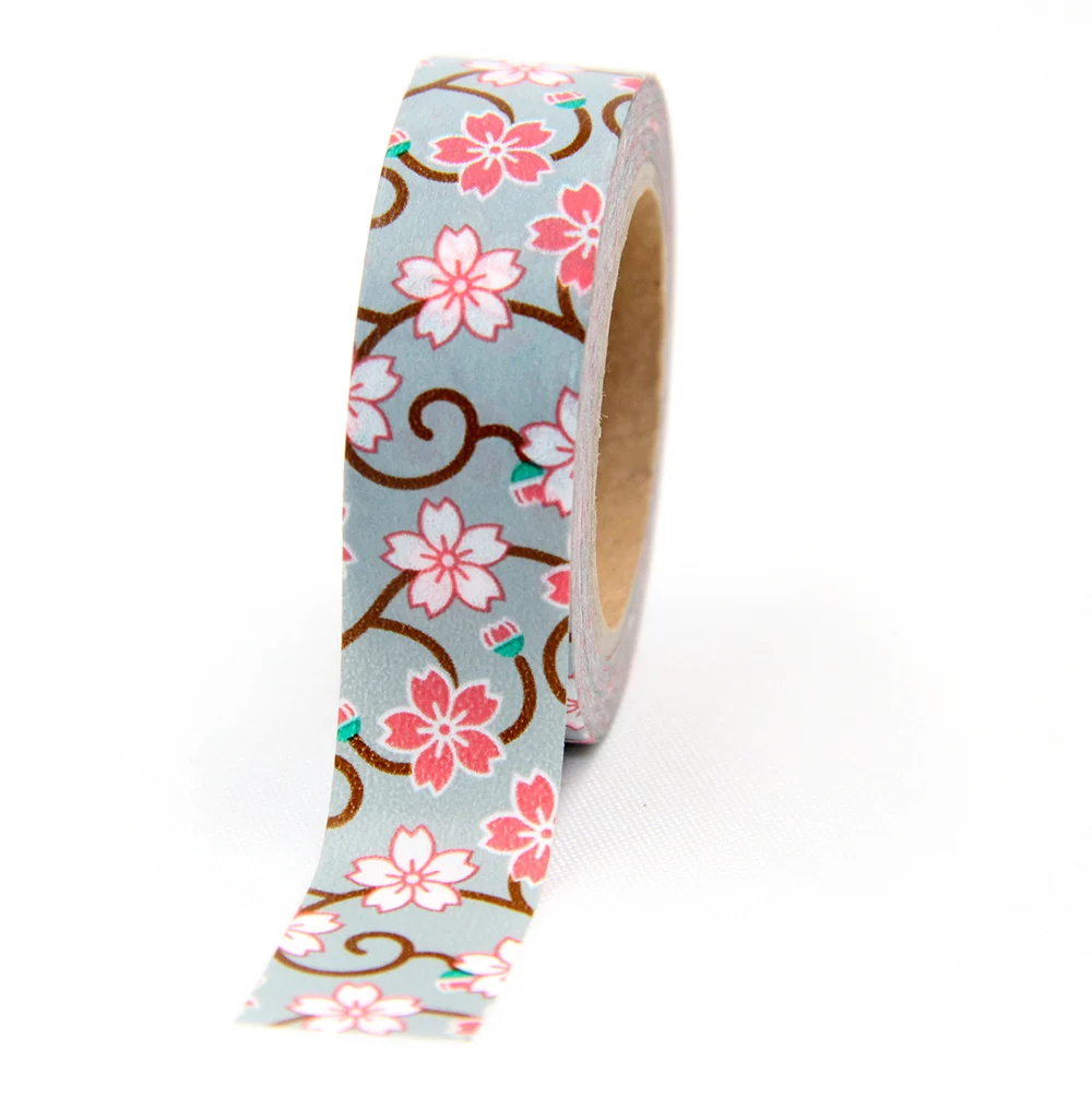 

flowers washi tape DIY decoration tape scrapbooking Japanese Washi Tape Masking Tape