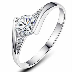 2016 hot sell super lucido CZ zircone argento 30% placcato ladies'finger anelli 2016 hot sell super lucido CZ zircone argento 30% placcato ladies'finger anelli