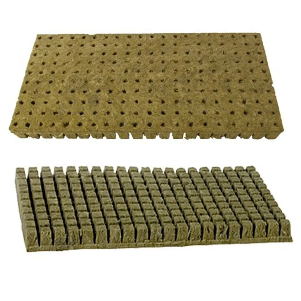 1″ x 1″ Starter Plugs Rockwool Hydroponic Grow Media Cubes Propagation Cloning Seeding 100pcs